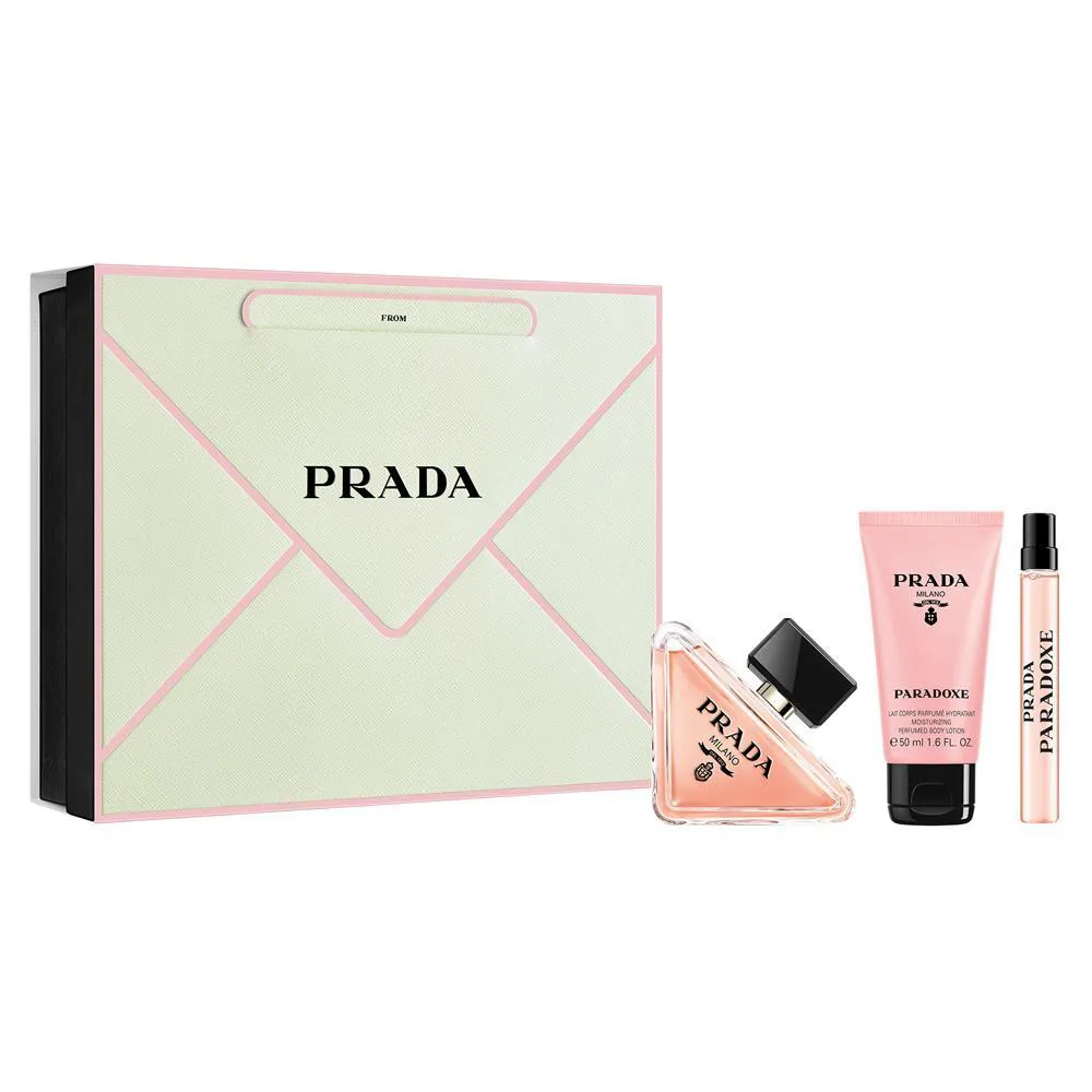 KIT PRADA PARADOXE EDP 90ML + LOçãO + MINI