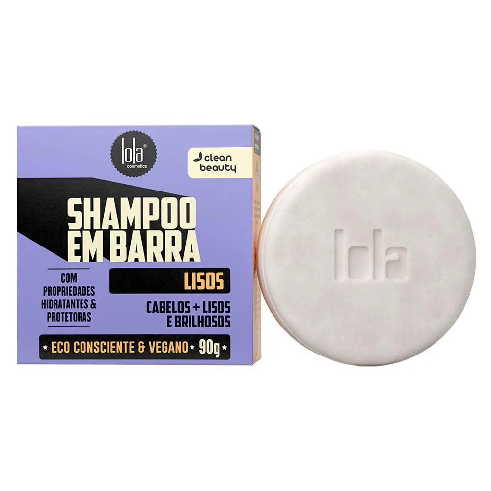 LOLA COSMETICS LISOS SHAMPOO EM BARRA 90G
