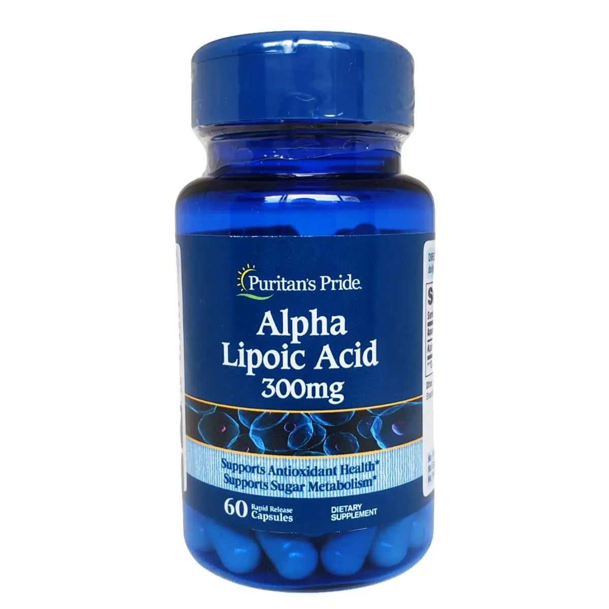 ACIDO ALPHA LIPOICO 300MG 60 CAPSULAS - PURITAN PRIDE