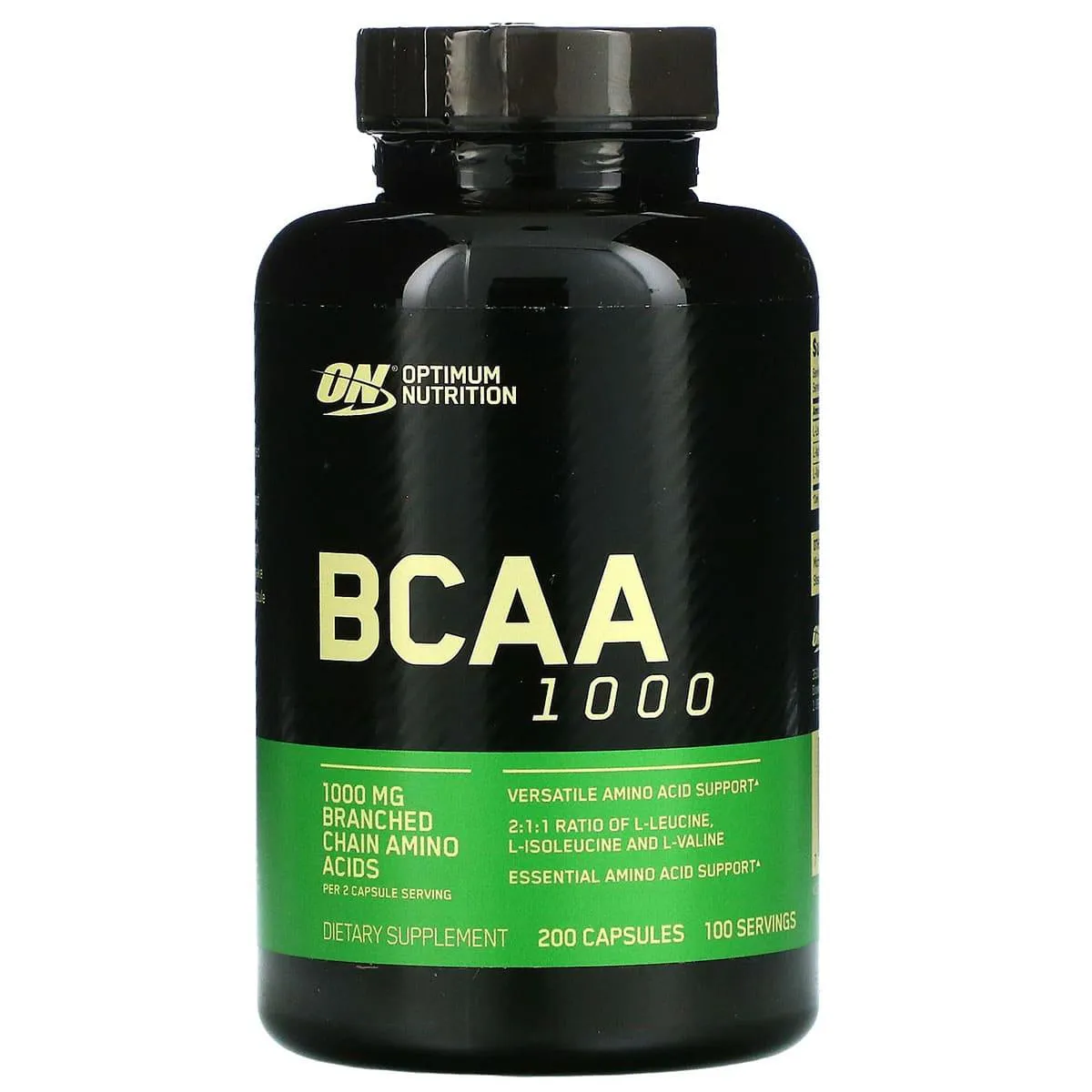 BCAA 1000MG 200 CAPSULAS - OPTIMUM NUTRITION
