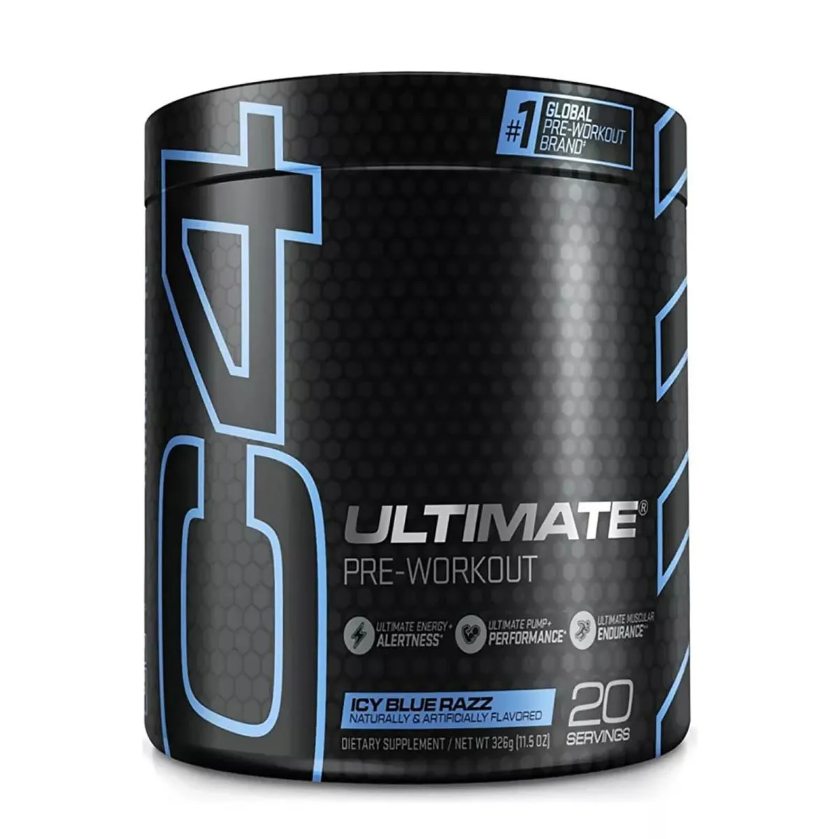 C4 ULTIMATE 20 DOSES - CELLUCOR ICY Blue Razz