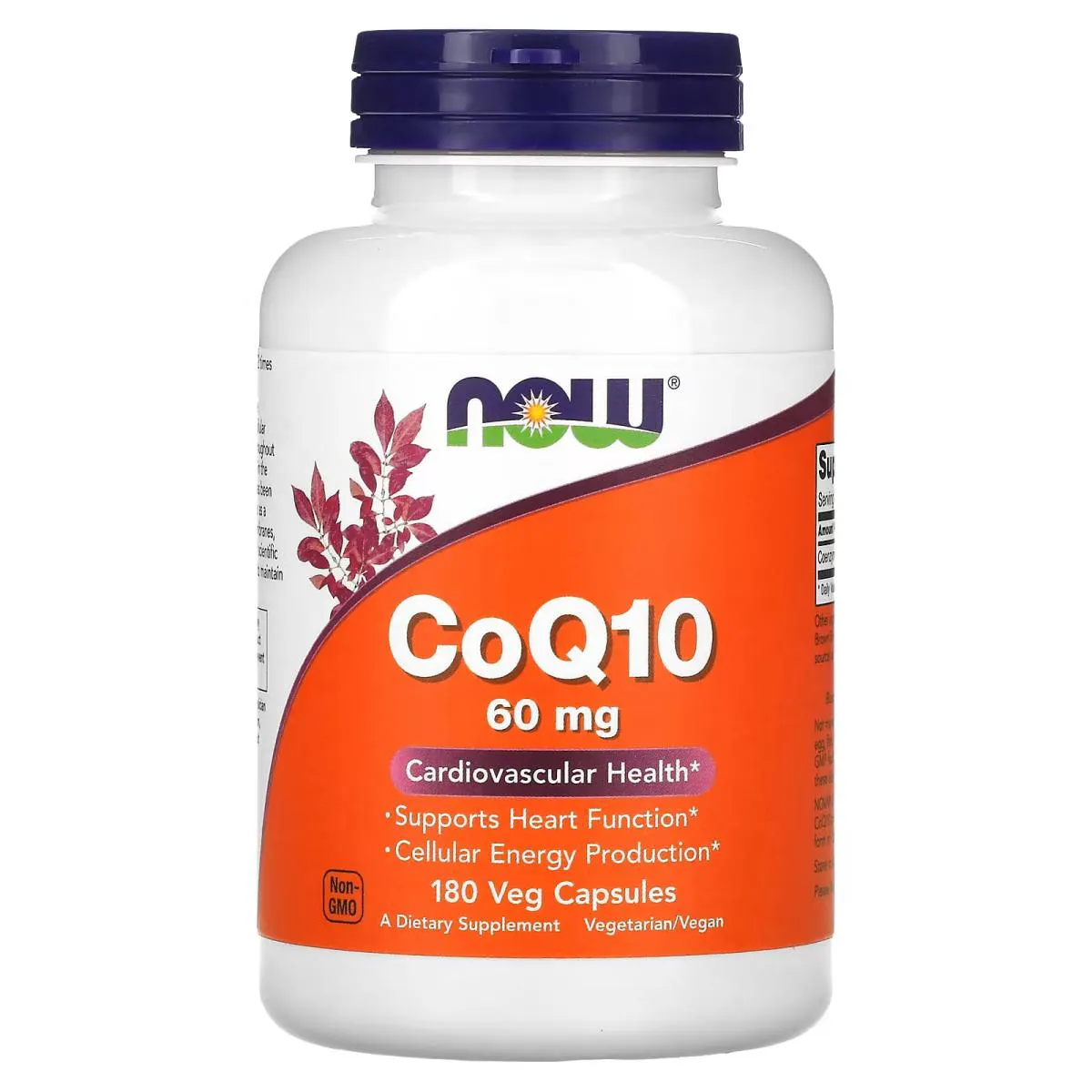 COENZIMA Q10 60MG 180 CAPSULAS VEGANAS - NOW FOODS
