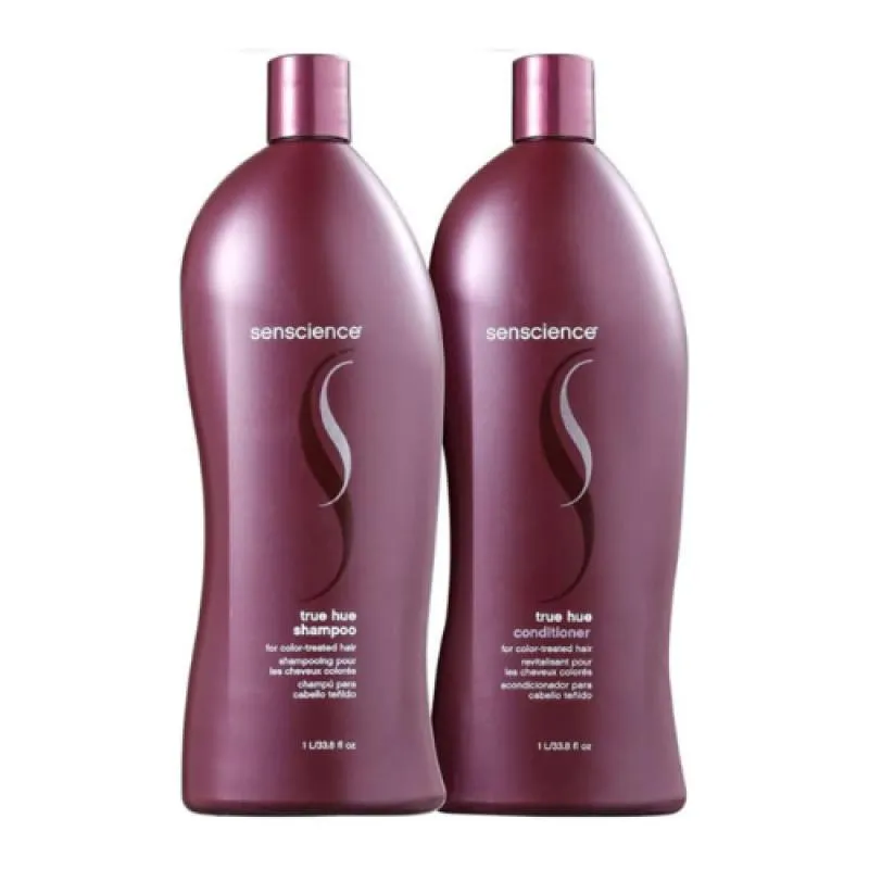 SENSCIENCE - TRUE HUE - KIT SHAMPOO 1 L + CONDICIONADOR 1 L