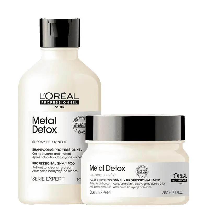 LOREAL METAL DETOX SHAMPOO 300ML + MASK 250ML
