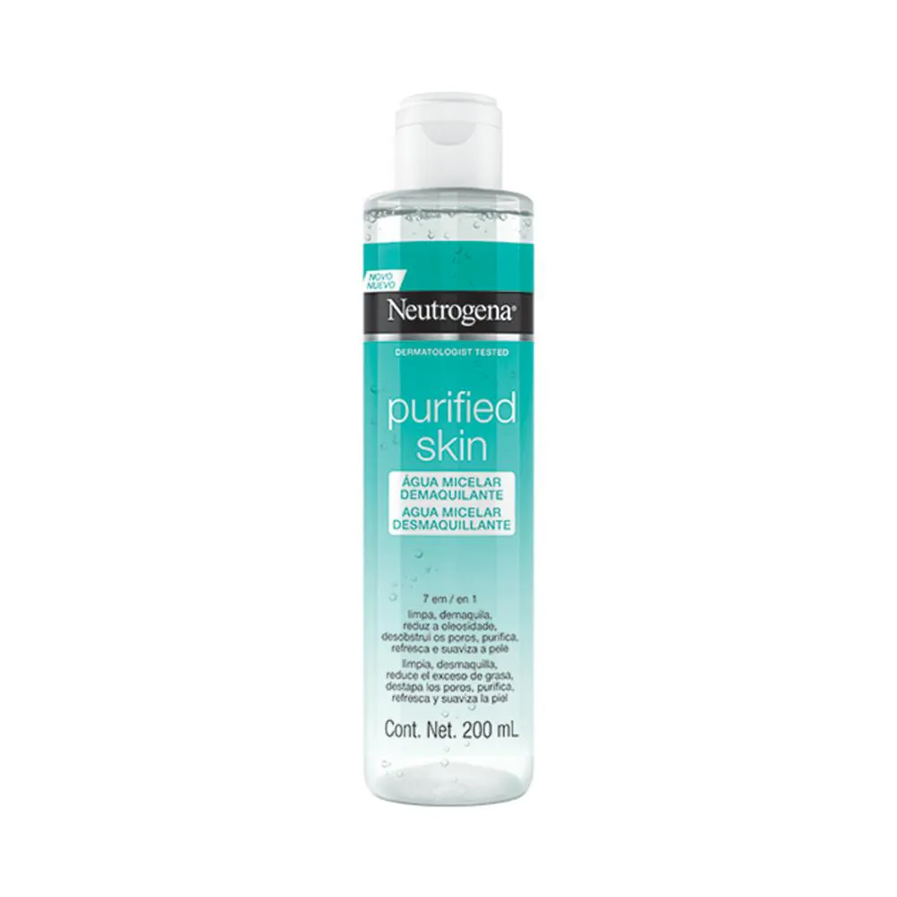 ÁGUA MICELAR DEMAQUILANTE NEUTROGENA PURIFIED SKIN 200ML