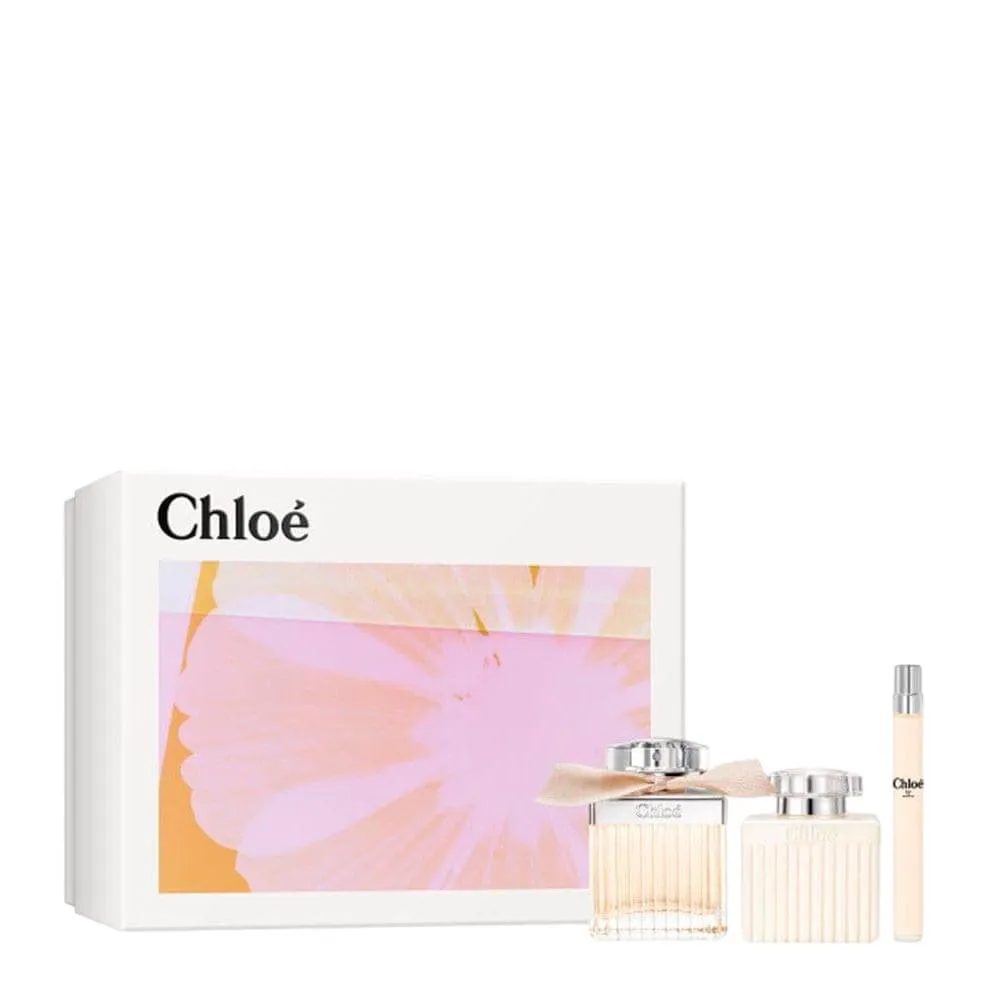 KIT CHLOé SIGNATURE FEMININO - EDP 100ML + LOTION 100ML + TRAVEL SIZE 10ML