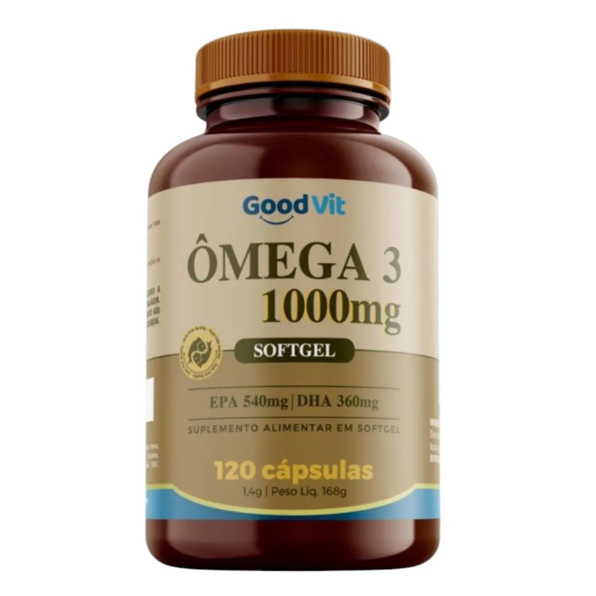 ÔMEGA 3 EPA 540MG DHA 360MG 120 CáPSULAS GOOD VIT
