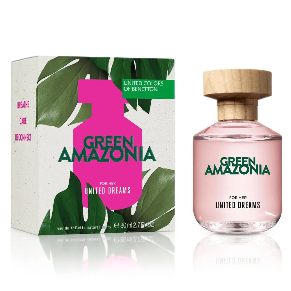 PERFUME BENETTON UNITED DREAMS GREEN AMAZONIA FOR HER EAU DE TOILETTE 80ML