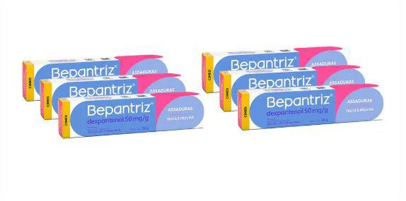 Kit 6 Pomada Dermatológica Bepantriz C30G - Cimed