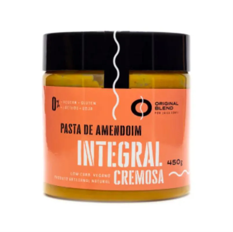 KIT 3X: PASTA AMENDOIM INTEGRAL CREMOSA ORIGINAL BLEND 450G