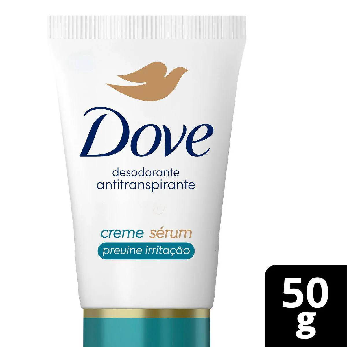 Desodorante Antitranspirante Creme Dove Creme Sérum Feminino 48h Vitamina E Hipoalergêncio 50g