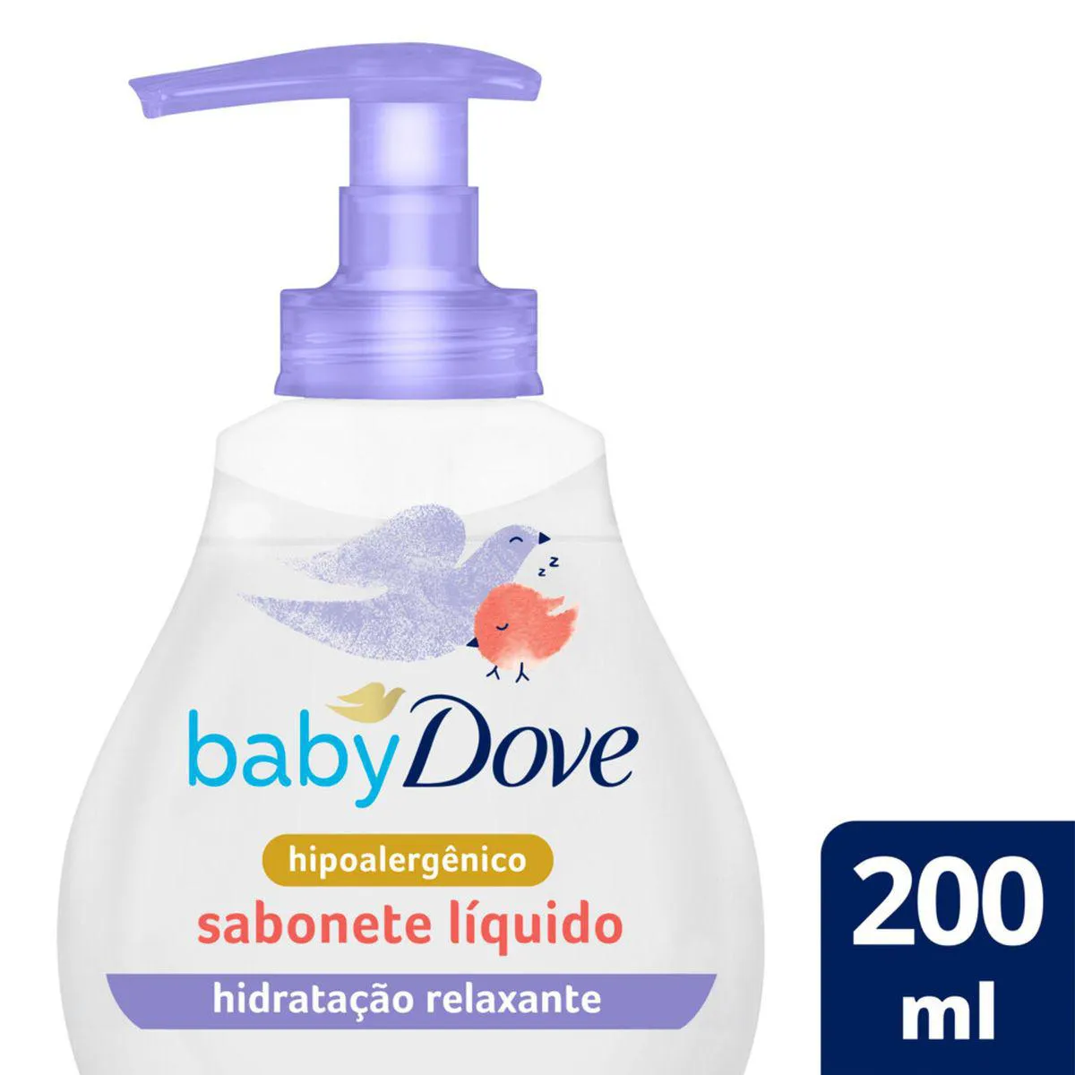 Sabonete Líquido Baby Dove Hidratação Relaxante com 200ml
