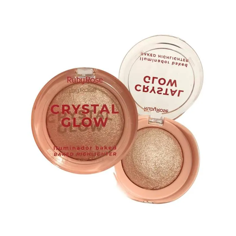 RUBY ROSE CRYSTAL GLOW PINK CHAMPAGNE - ILUMINADOR 6,5G