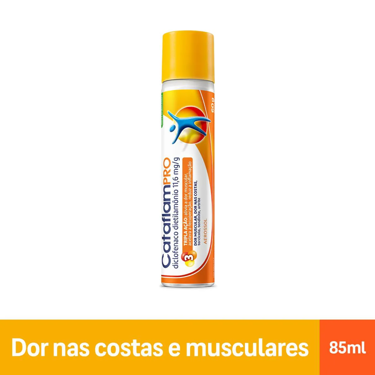 CataflamPro Tripla Proteção 11,6mg/g Aerossol 85ml