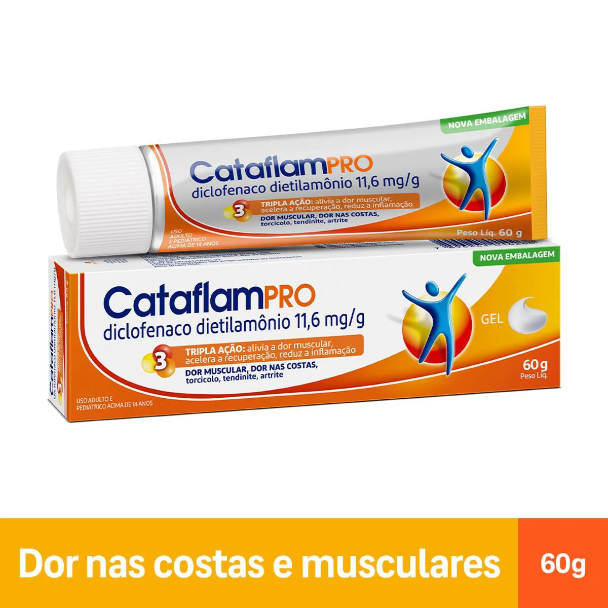 CataflamPro Tripla Ação Emulgel 11,6mg/g 60g