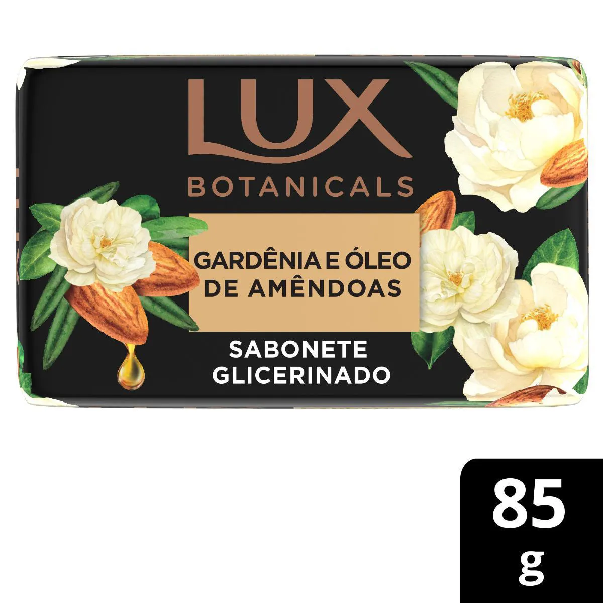 Sabonete em Barra Lux Botanicals Gardênia e Óleo de Amêndoas Glicerinado 85g