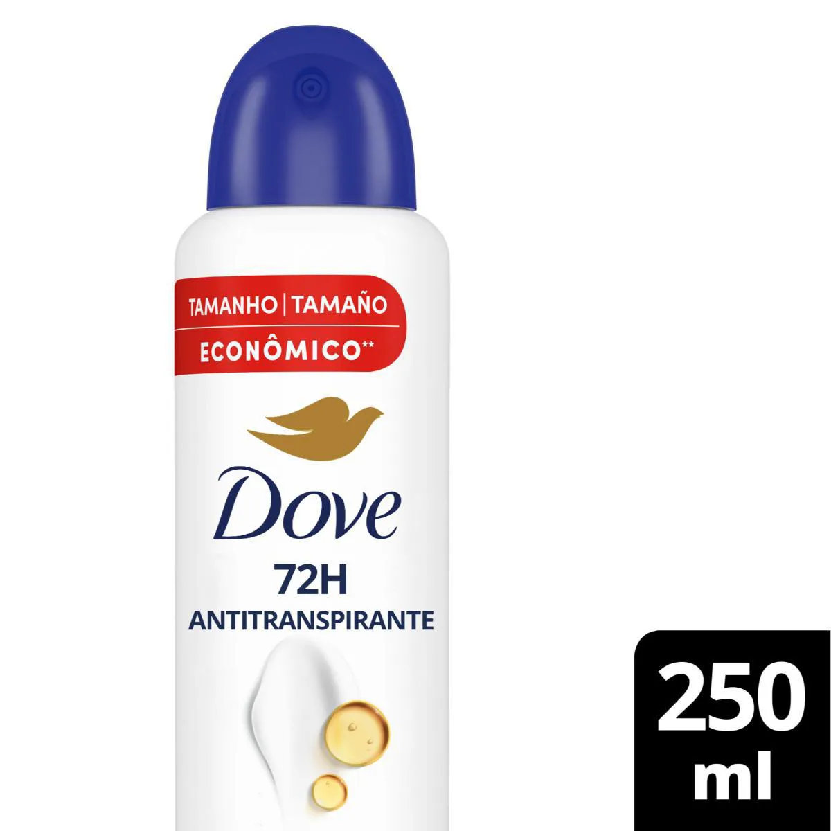 Desodorante Antitranspirante Aerosol Dove Original Feminino 48h 250ml
