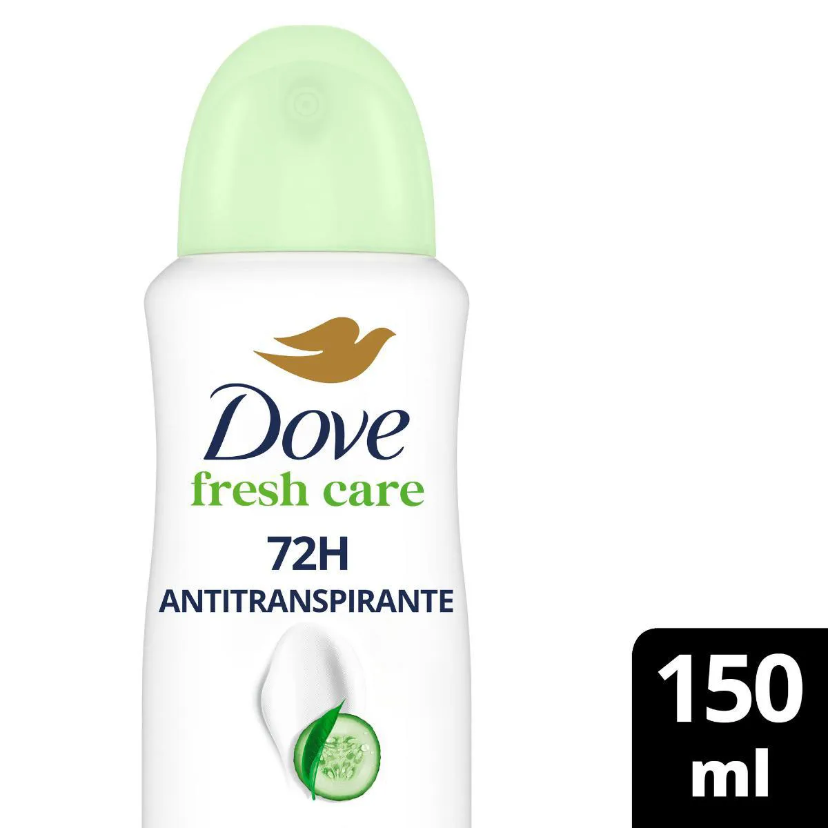 Desodorante Antitranspirante Aerosol Dove Go Fresh Pepino e Chá Verde Feminino 48h 150ml