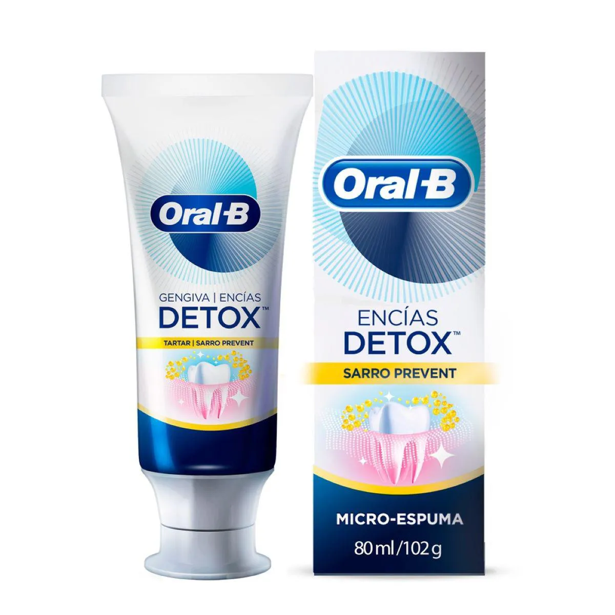 Creme Dental Oral-B Gengiva Detox Antitártaro 102g