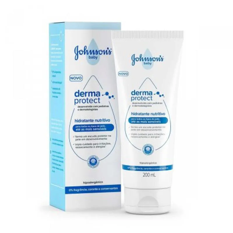 HIDRATANTE NUTRITIVO JOHNSON&#039S BABY DERMA PROTECT 200ML