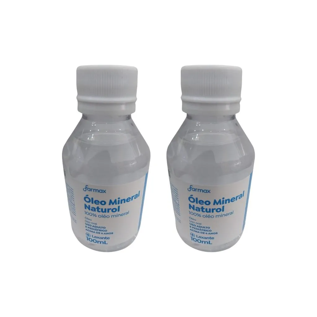 OLEO FARMAX 100ML MINERAL NATUROL - KIT C/ 2UN
