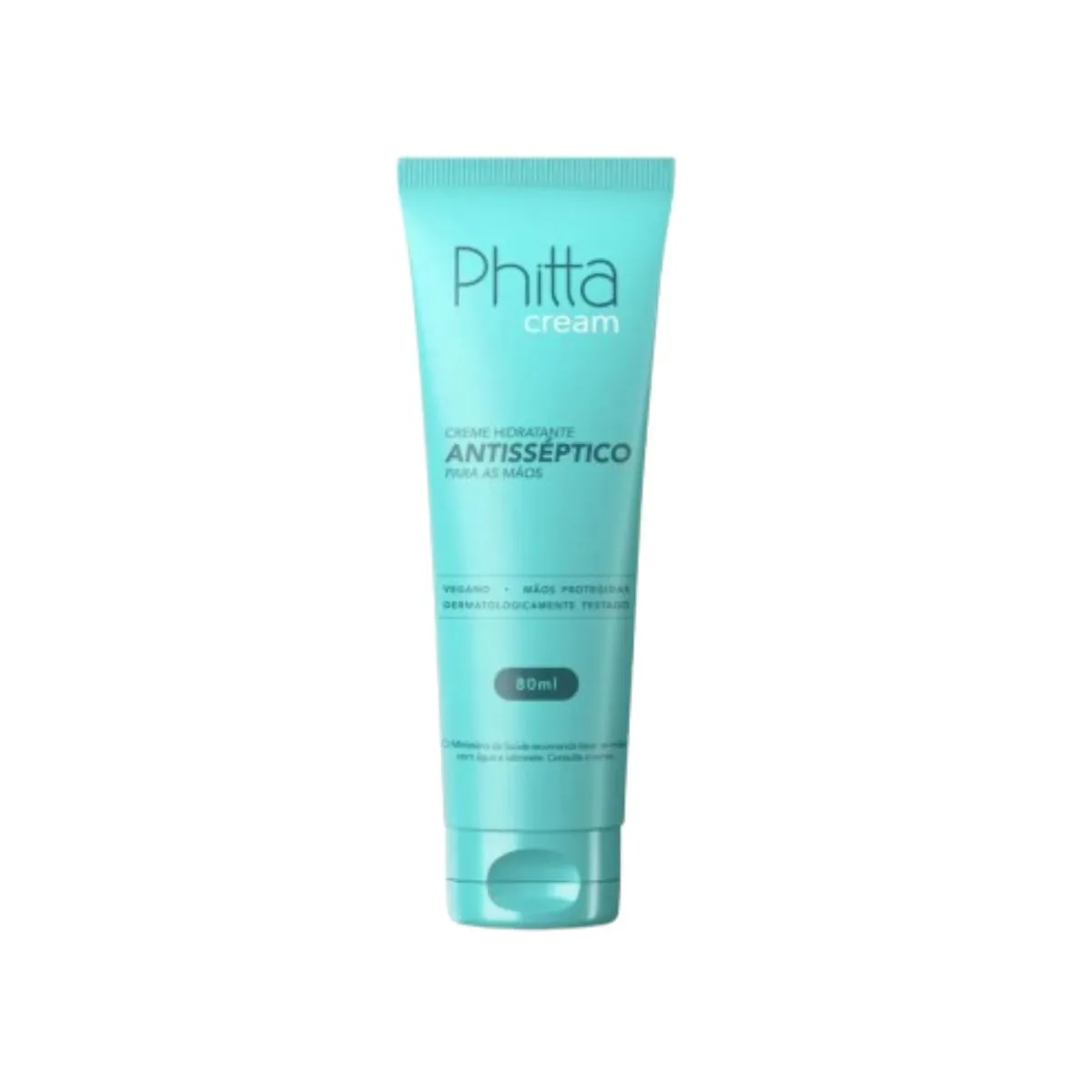 PHITTA CREAM HIDRATANTE ANTI-SéPTICO BACTERECIDA VIRUCIDA PARA AS MãOS 80ML