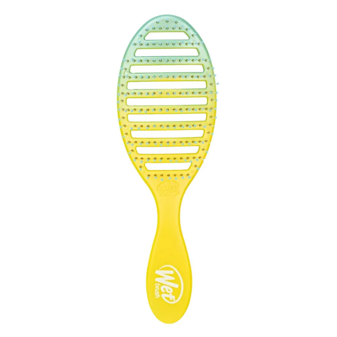 WET BRUSH SPEED DRY OMBRE - ESCOVA DE CABELO  VERDE/AZUL/AMARELO