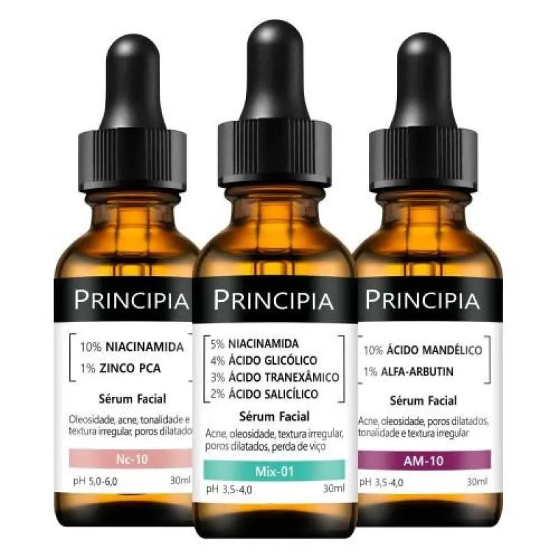 PRINCIPIA KIT TRIO ANTIACNE SéRUM NC-10 + SéRUM MIX-01 + SéRUM AM-10