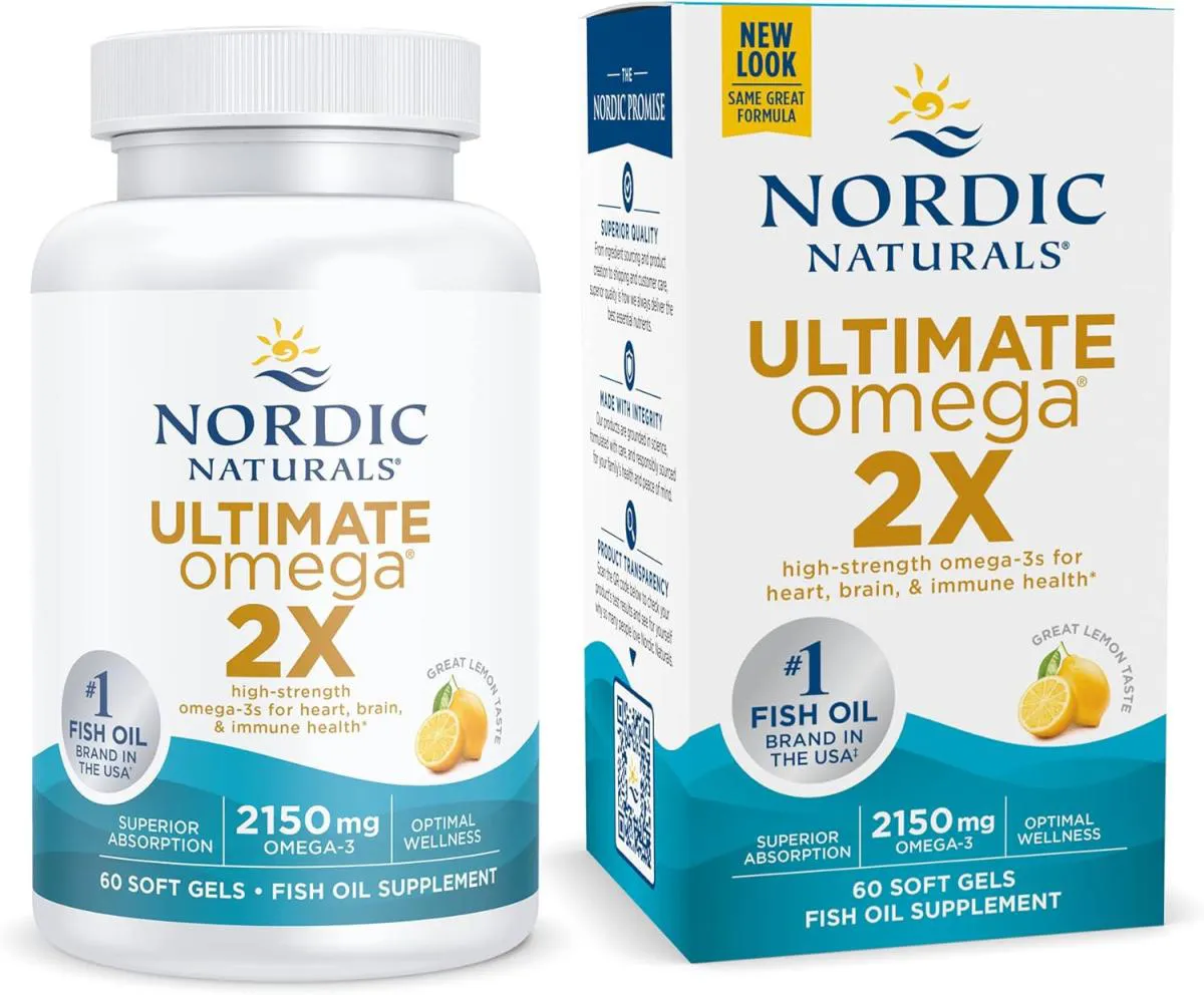 OMEGA 3 NORDIC NATURALS DHA 2X 2150MG 60 SOFTGELS IMPORTADO