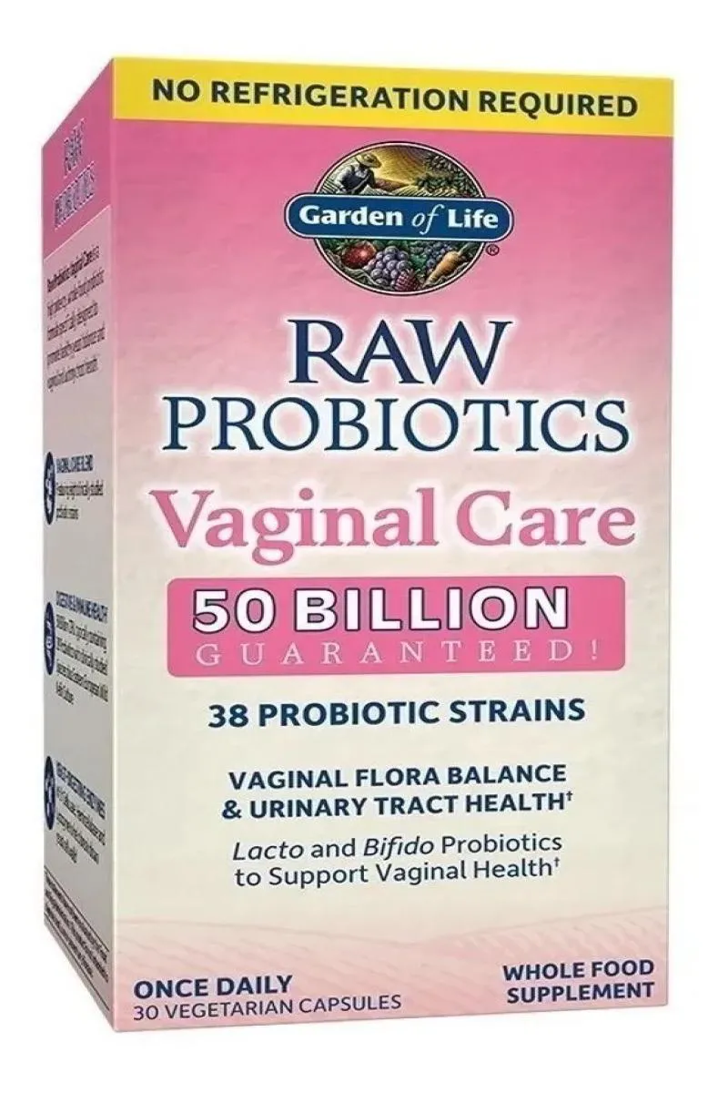 PROBIóTICO GARDEN OF LIFE 50 BILHõES VAGINAL VEGETARIANO