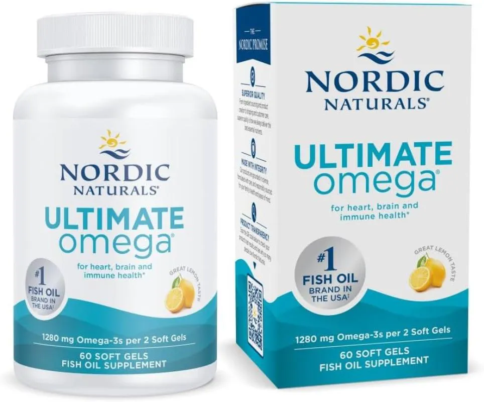 OMEGA 3 NORDIC NATURALS DHA 1280MG 60 SOFTGELS IMPORTADO