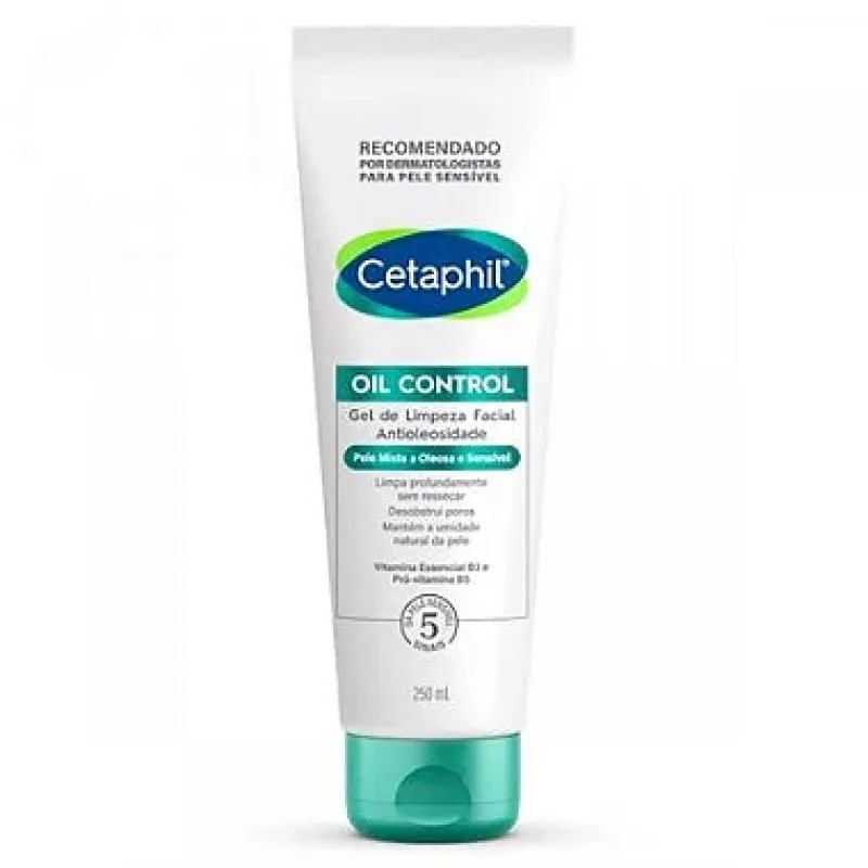 GANHE BRINDES + GEL DE LIMPEZA FACIAL ANTIOLEOSIDADE CETAPHIL OIL CONTROL 250ML