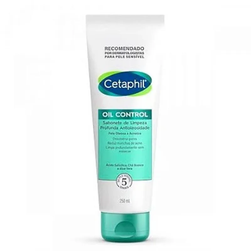 GANHE BRINDES + SABONETE DE LIMPEZA PROFUNDA ANTIOLEOSIDADE CETAPHIL OIL CONTROL 250ML