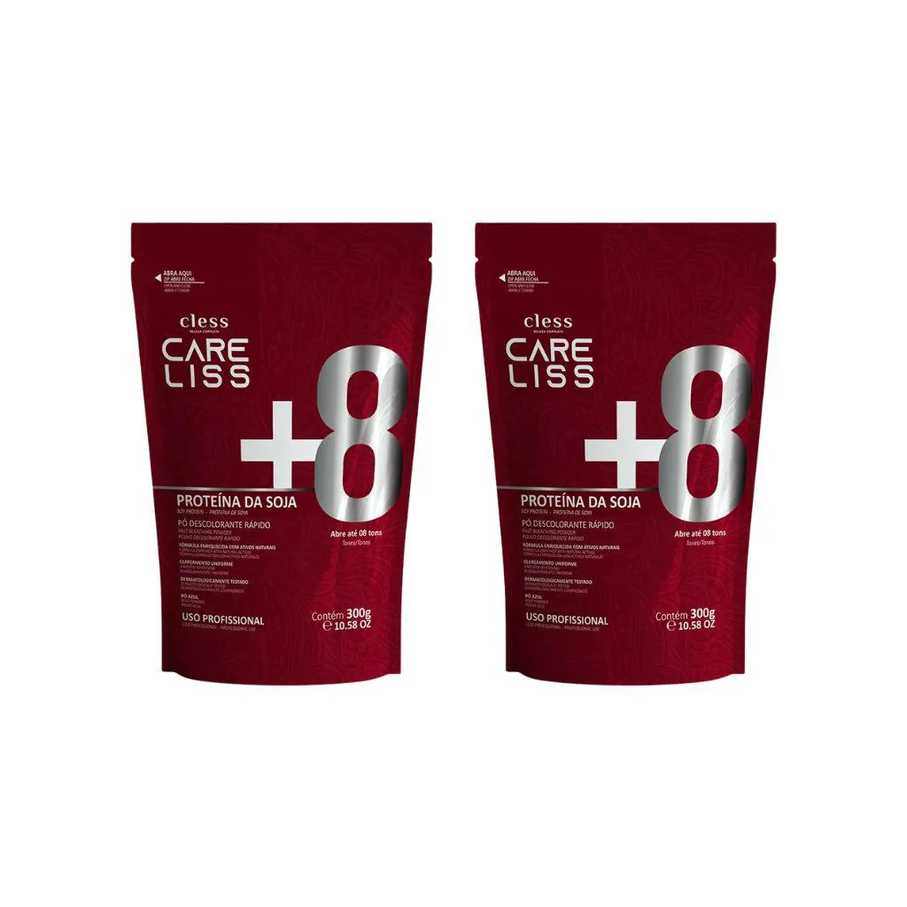 PO DESCOLORANTE CARE LISS PROTEINA DA SOJA 300G - KIT C/2UN