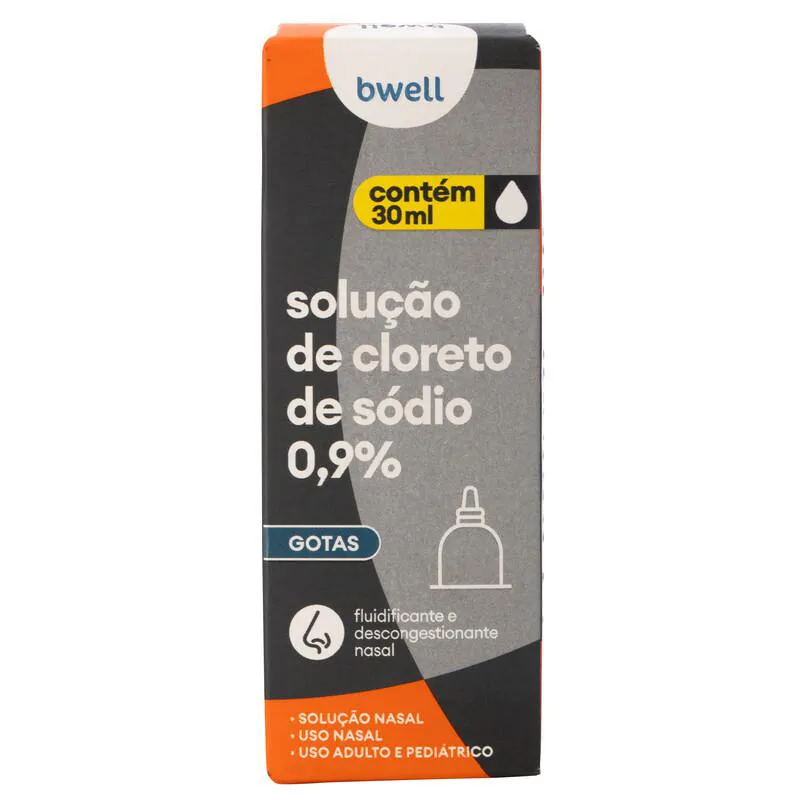 bwell Descongestionante Nasal 0,9% Gotas 30ml
