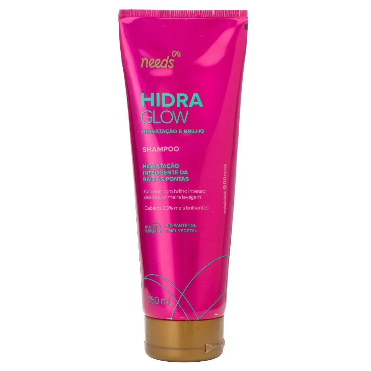 Shampoo Needs Hidra Glow Hidratação e Brilho 250ml