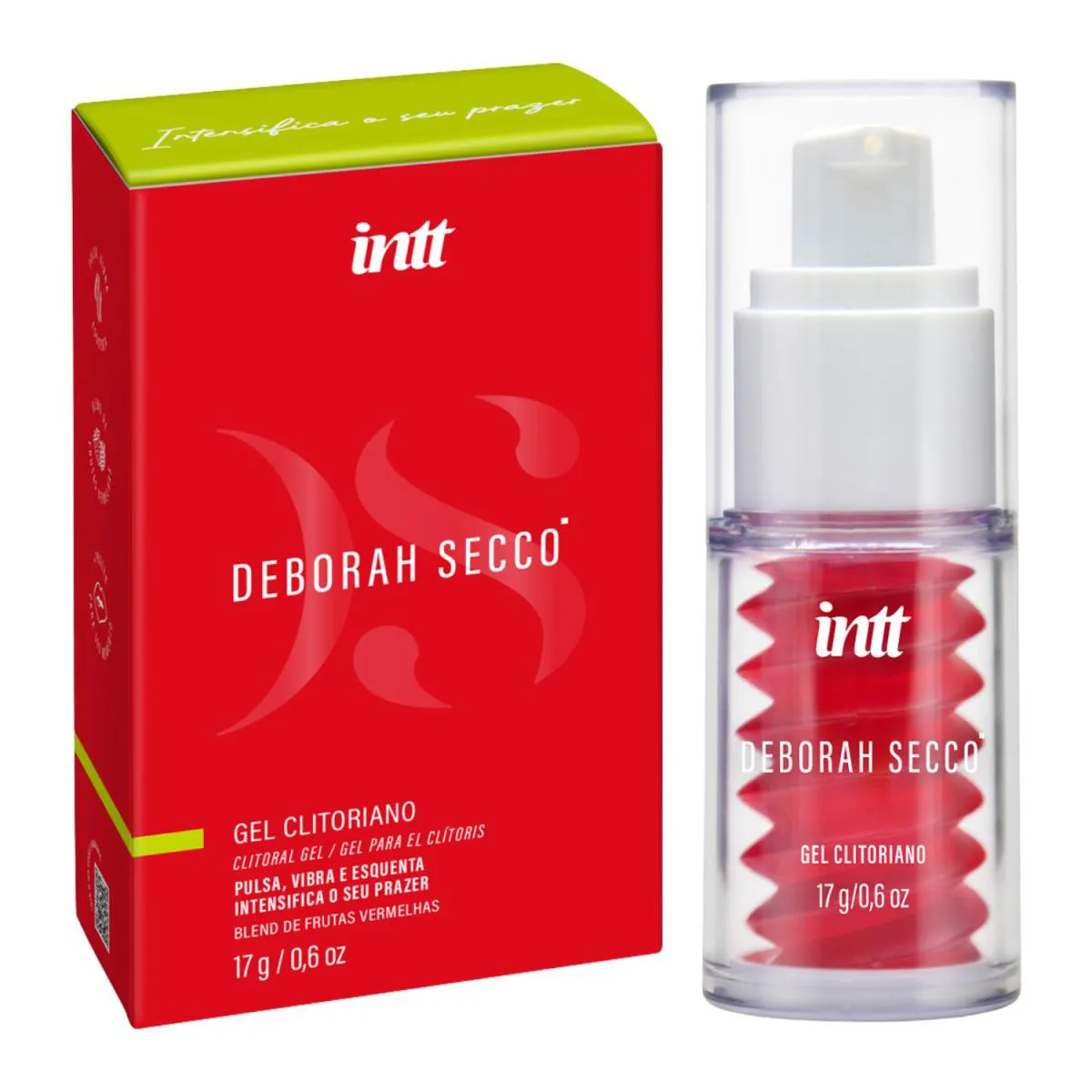 GEL CLITORIANO PULSA, VIBRA E ESQUENTA DEBORAH SECCO