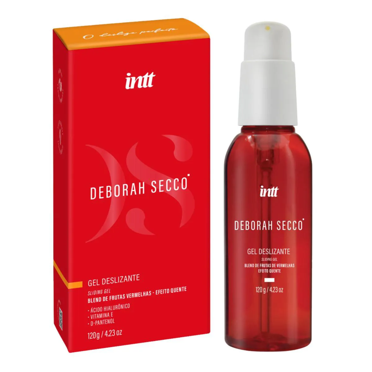 GEL LUBRIFICANTE DESLIZANTE COM ÁCIDO HIALURôNICO DEBORAH SECCO - 120ML