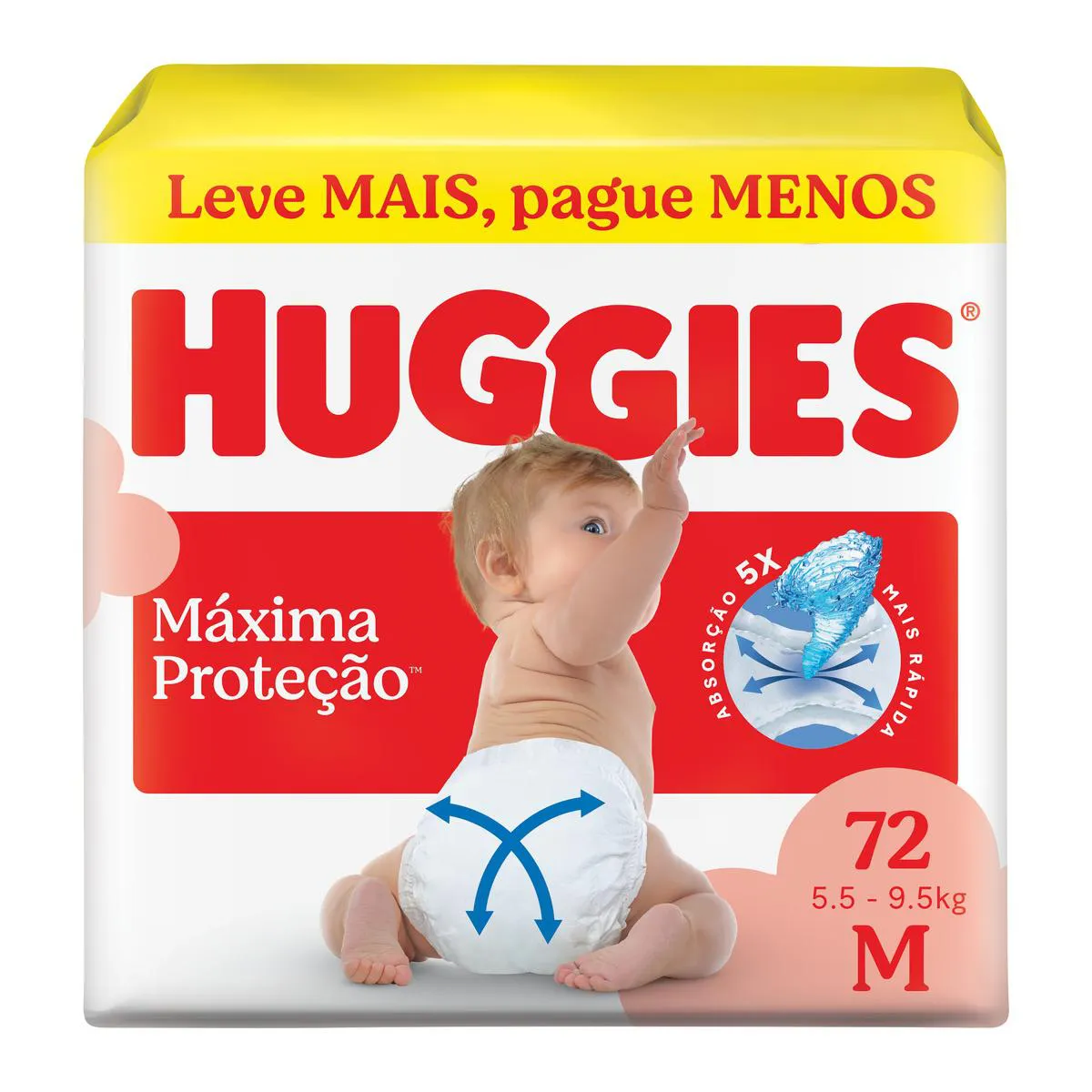 Fralda Huggies Supreme Care Disney Baby M 72 unidades