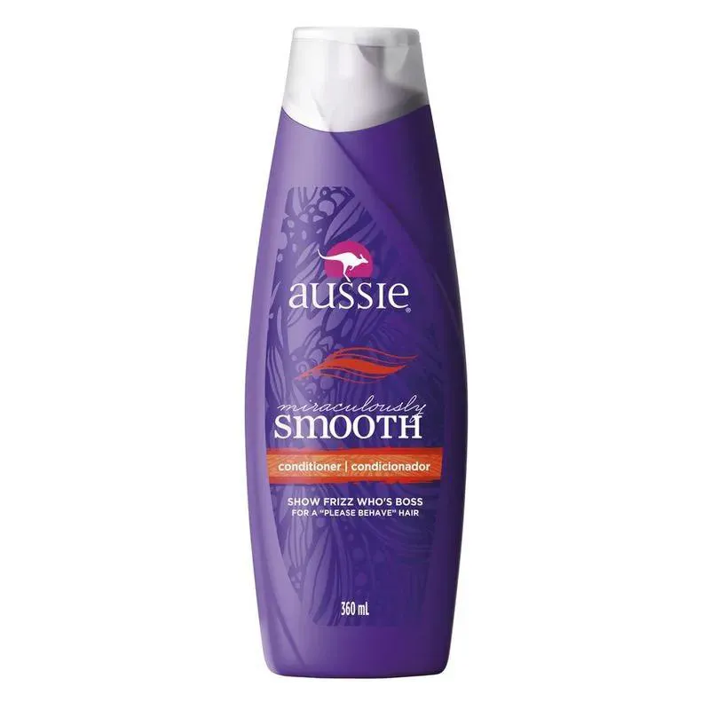 CONDICIONADOR ANTI FRIZZ  MIRACULOUSLY SMOOTH 360ML - AUSSIE