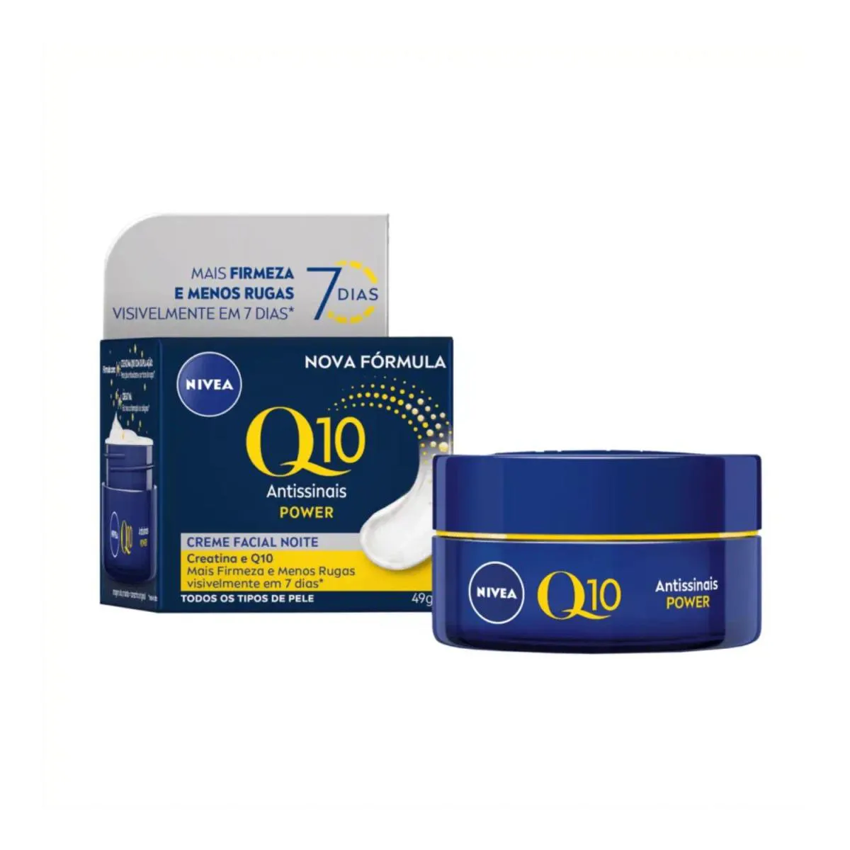 CREME FACIAL ANTISSINAIS Q10 POWER NOTURNO 49G – NíVEA