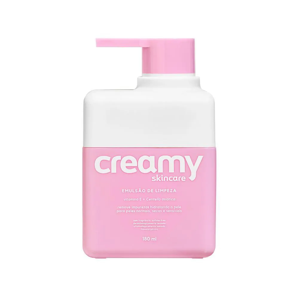 CREAMY EMULSãO DE LIMPEZA FACIAL 180ML