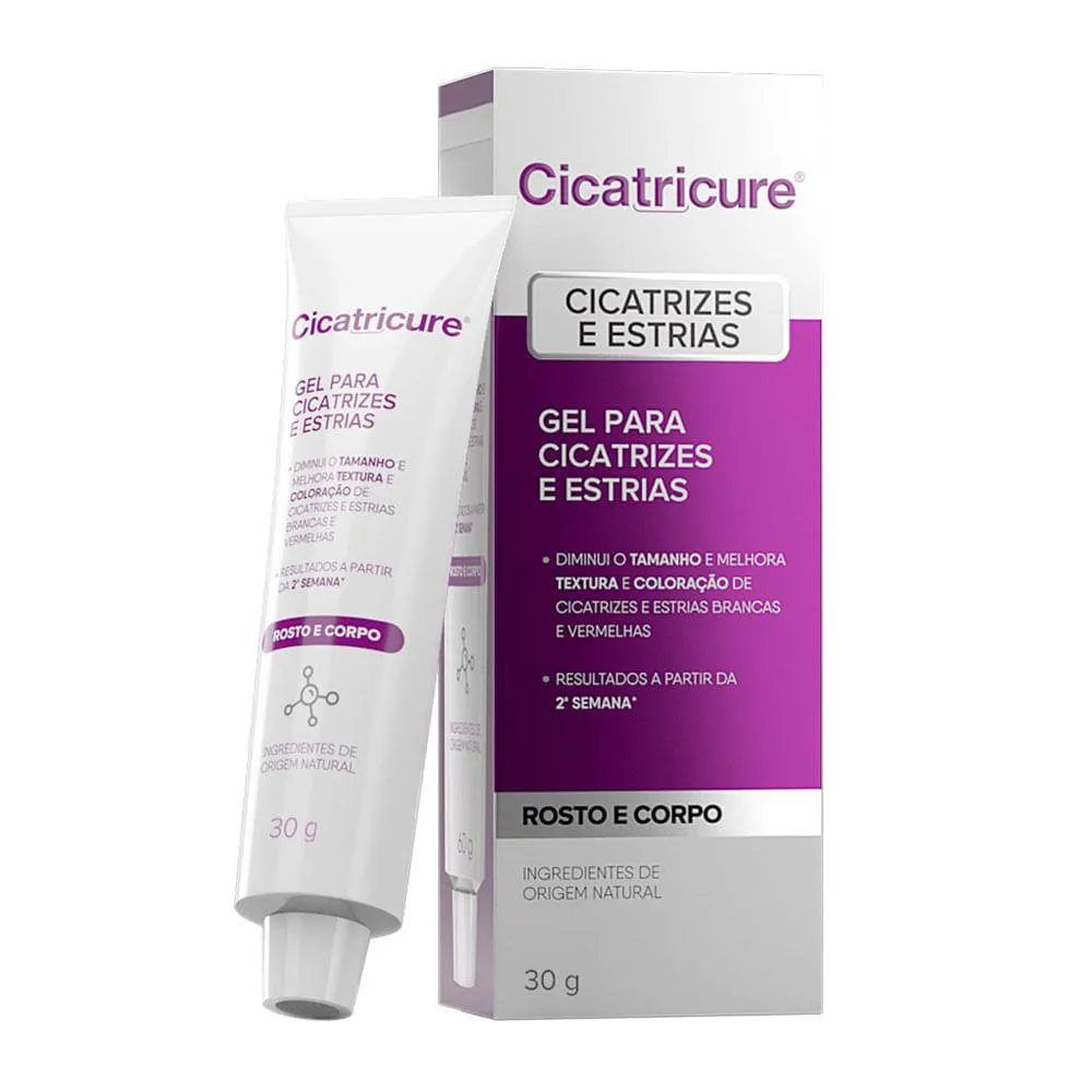 CICATRICURE - GEL PARA ESTRIAS E CICATRIZES - 30G