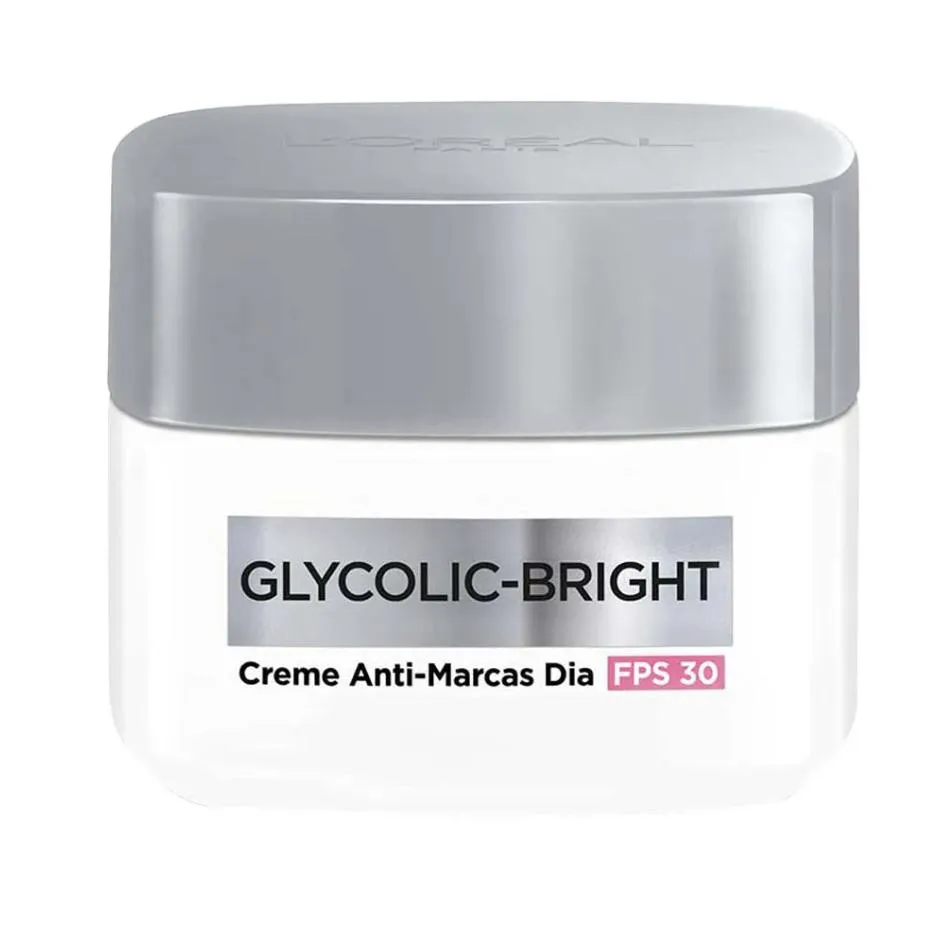 CREME FACIAL ANTI-MARCAS DIA LORéAL PARIS GLYCOLIC BRIGHT FPS 30 COM 49G