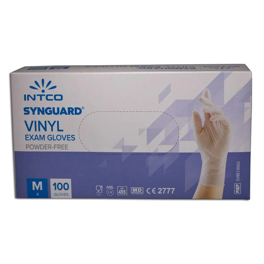 LUVA DE PROCEDIMENTO VINIL COM 100 UNIDADES