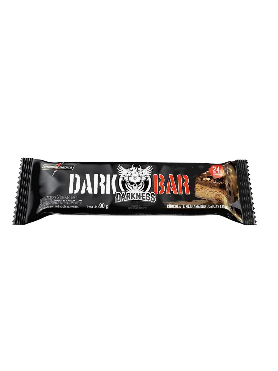 BARRA PROTEINA DARK BAR CREME DE AVELã COM CHOCOLATE 90G