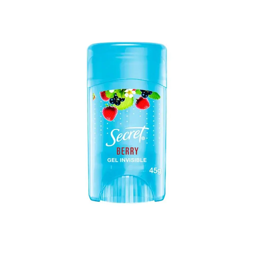DESODORANTE SECRET BERRY GEL INVISíVEL STICK 45G