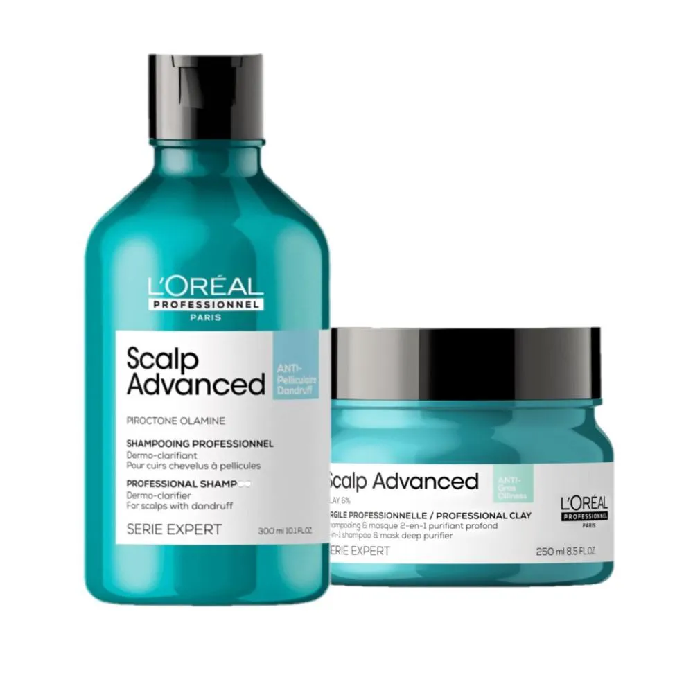 KIT L&#039ORéAL PROFESSIONNEL SCALP ADVANCED ANTI GRAS OILINESS ( 2 PRODUTOS)