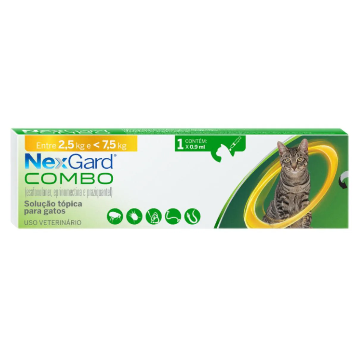 NexGard Combo Gatos de 2,5kg a 7,5 kg -1 Pipeta