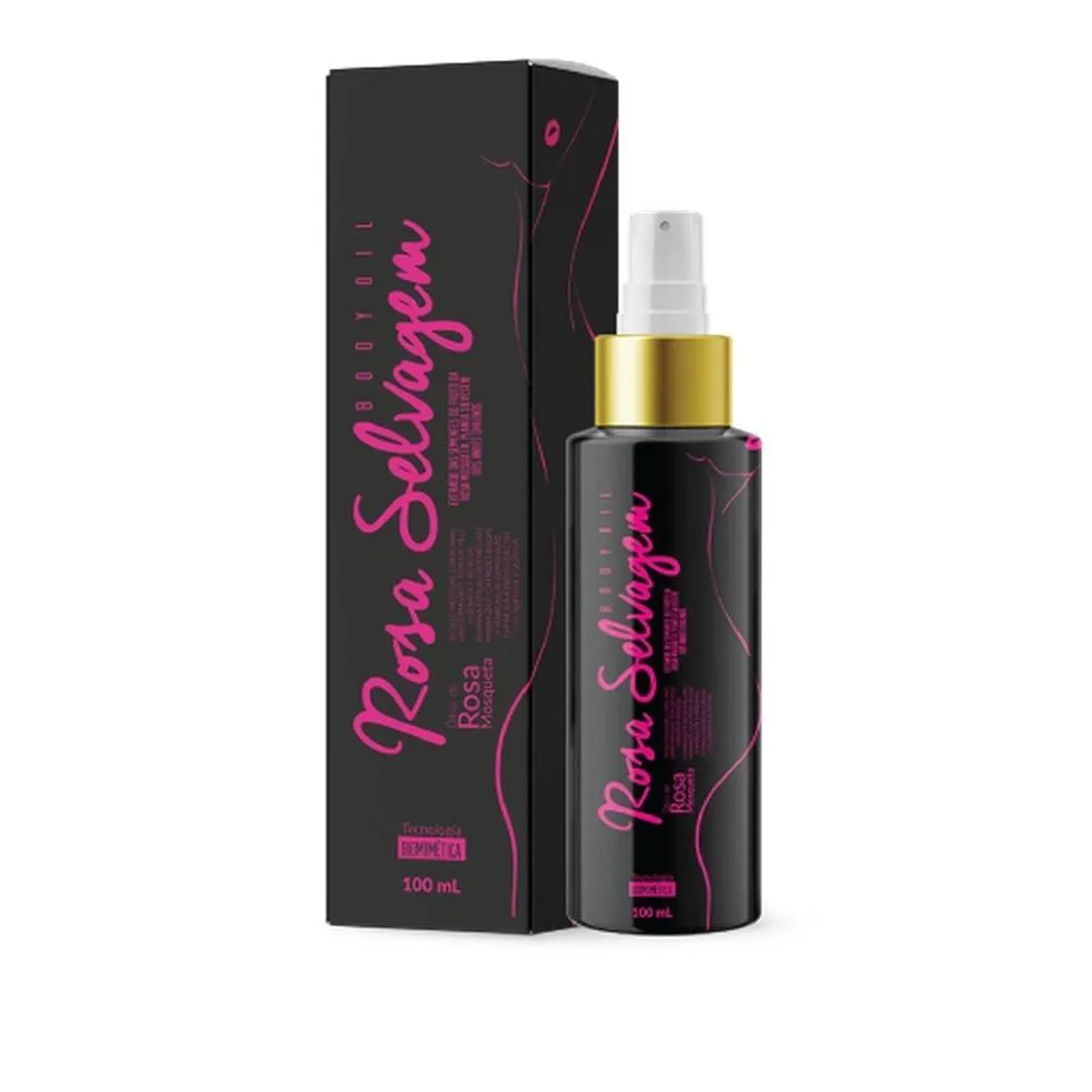 ROSA SELVAGEM CLAREADOR DE PELE CONTRA MANCHAS E ESTRIAS 100  ML